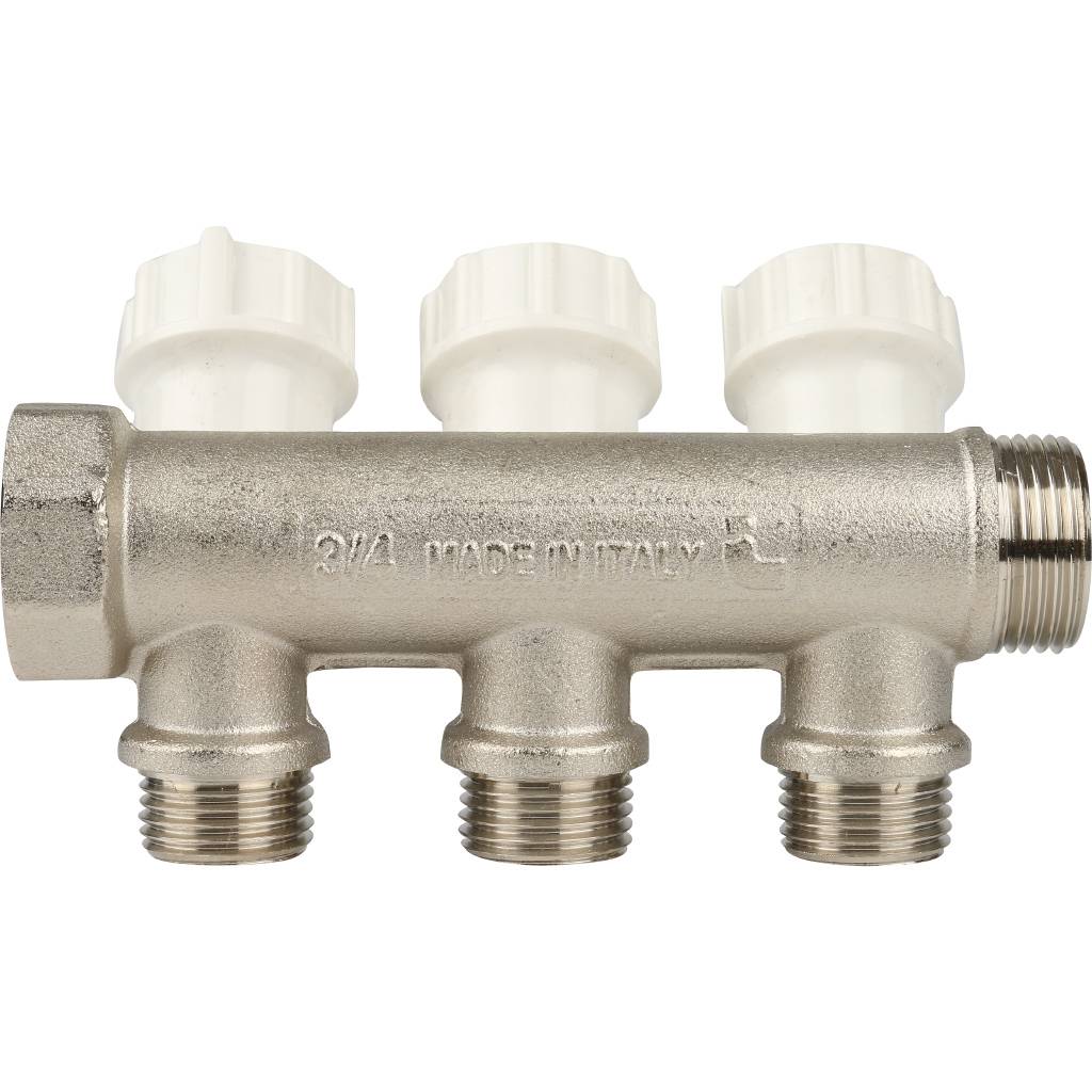 Коллектор распределительный регулируемый Itap 465/3 (3/4 x 1/2, 3 выхода)