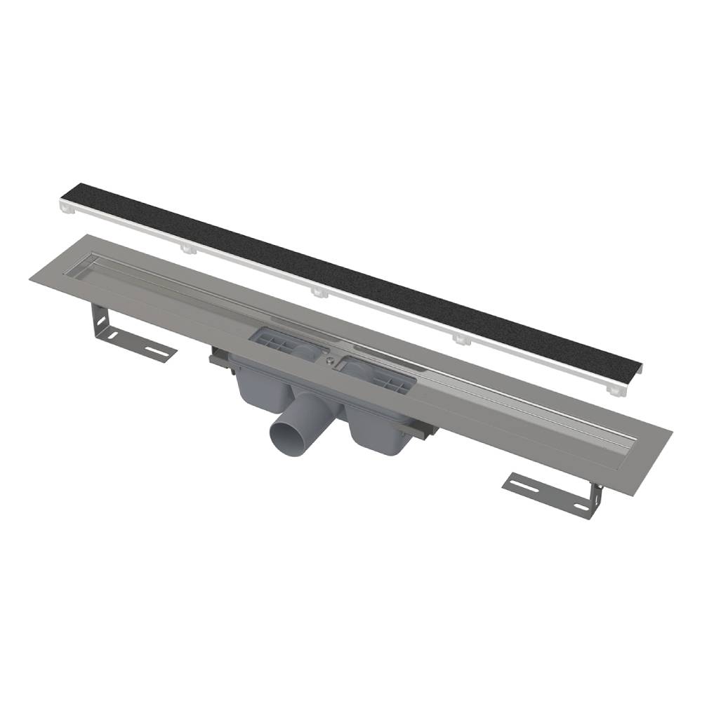 Водоотводящий желоб AlcaPlast без порогов с решеткой под кладку плитки, APZ15S-650