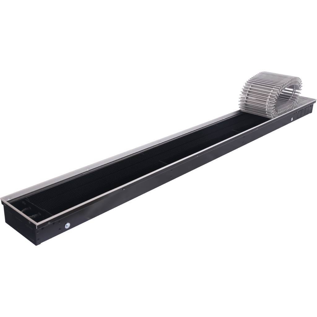 Внутрипольный конвектор STOUT SCN-1100 80х190х1800 (Решётка роликовая) правое подключение, SCN-1100-0819180