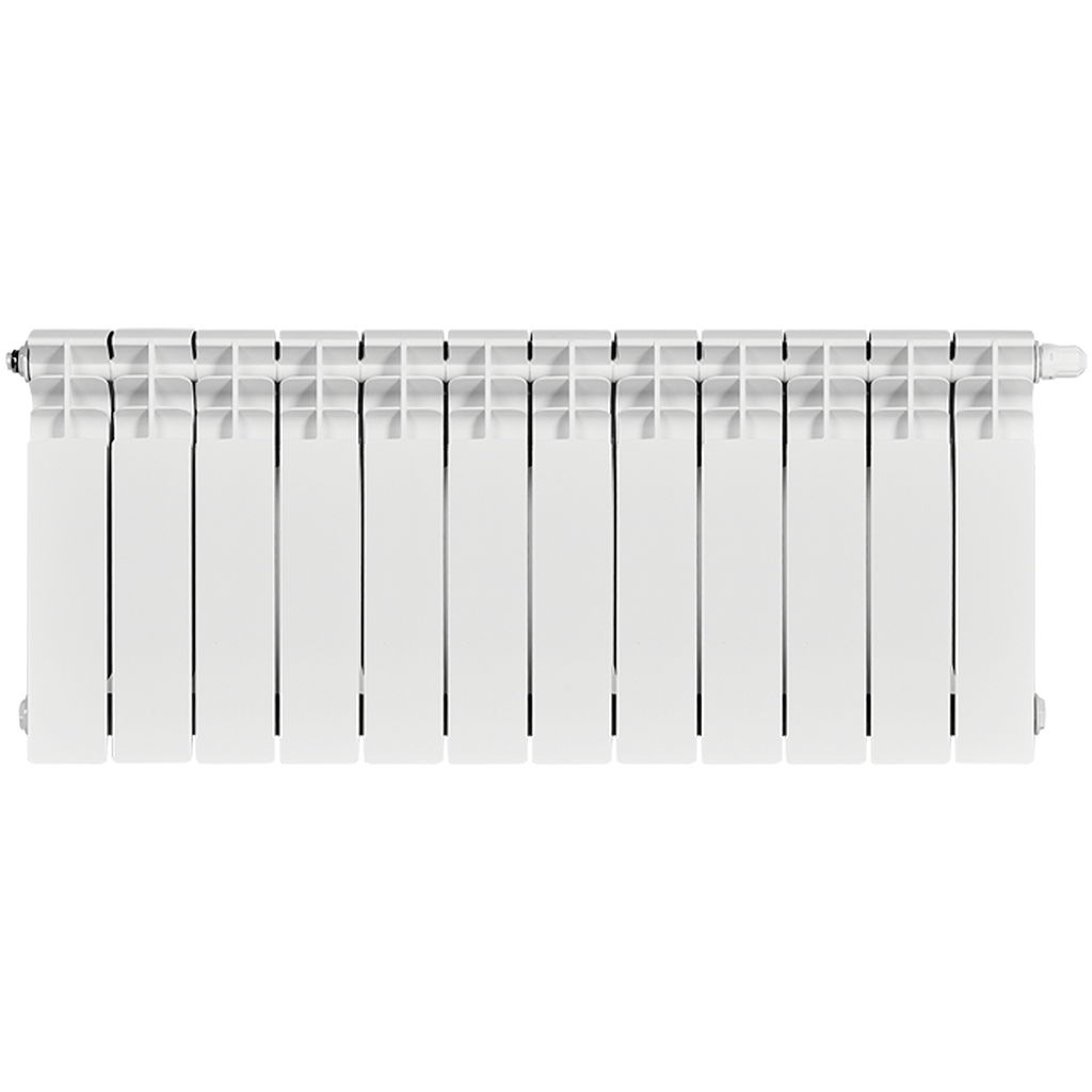 Радиатор биметаллический STOUT TITAN VENTIL 350 12 секций нижнее правое подключение