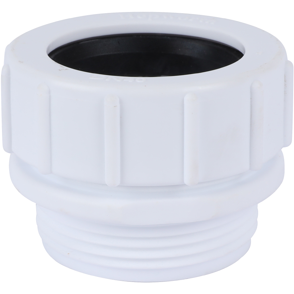 Концевой адаптер прямой Wavin ПП HepvO 40 мм, 206740001