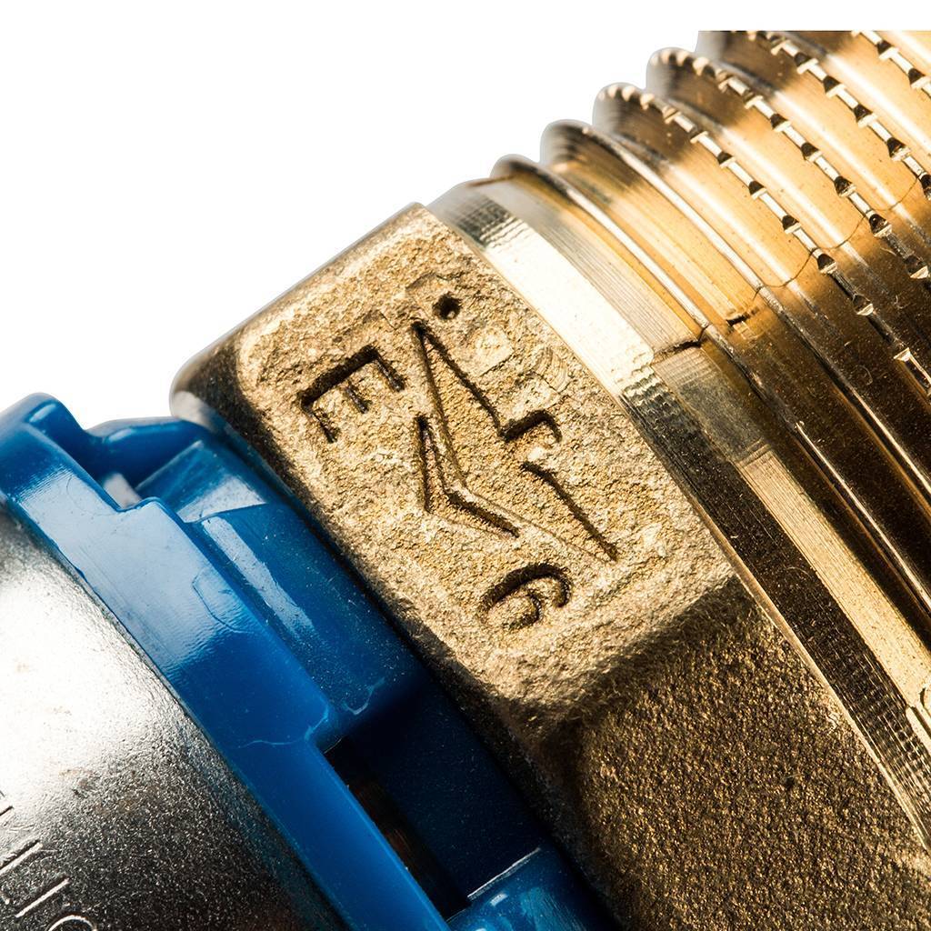 Муфта Prandelli Multyrama с нар.рез.(32х3)х1 профиль H, TH, U для металлопластиковых труб прессовой, 509.01.13.2