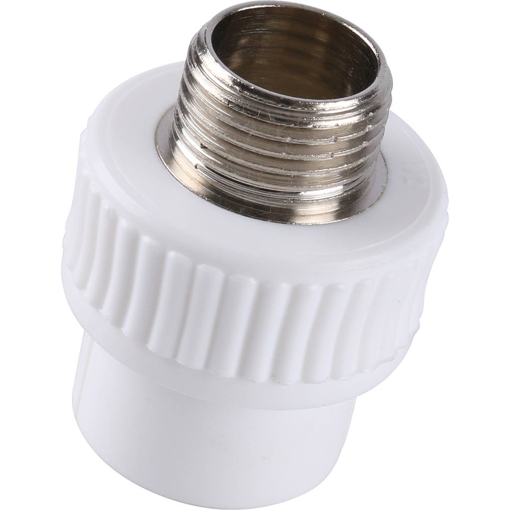 Муфта комбинированная Kalde наружная резьба 20x1/2 для полипропиленовых труб под сварку, 3222-nmo-200b00