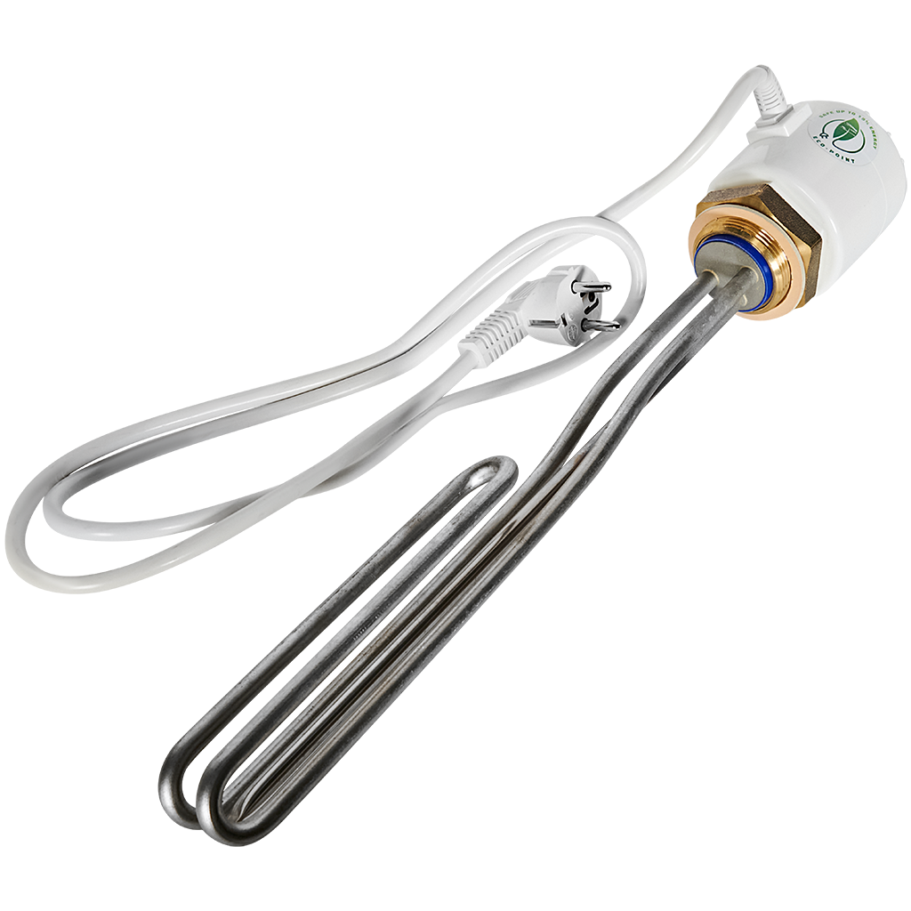 ТЭН STOUT 3.5000 2 кВт (1 фаза.) 1 1/2 + 2 термостата (основной и аварийный)