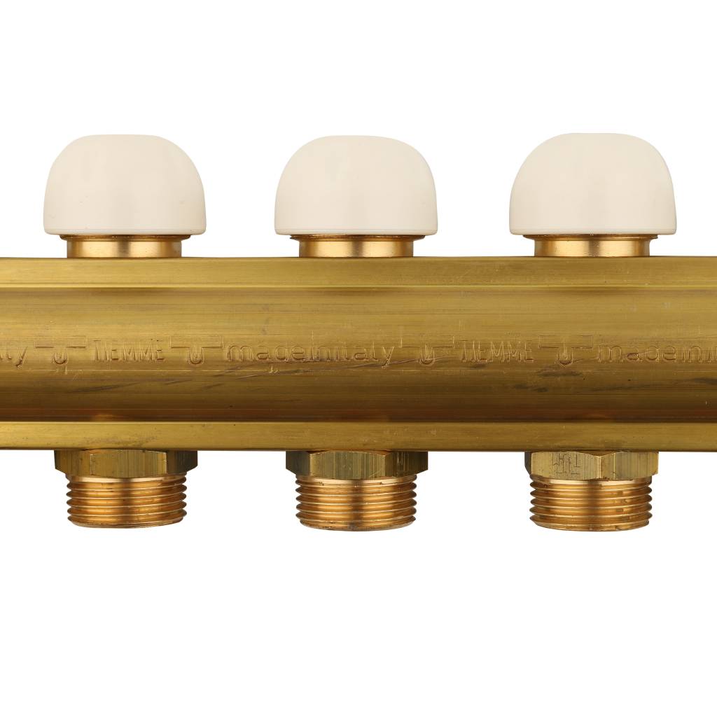 Коллектор в сборе с расходомерами на 10 выходов TIEMME 1х3/4 ЕК, 3870011(3871G060510)