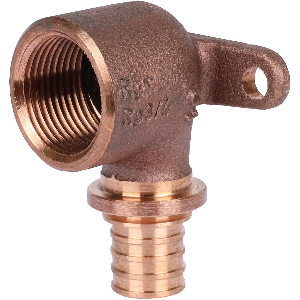 Угольник настенный РЕХАУ RAUTITAN с внутр. резьбой 20-Rp 3/4 RX+ для труб из сшитого полиэтилена аксиальный