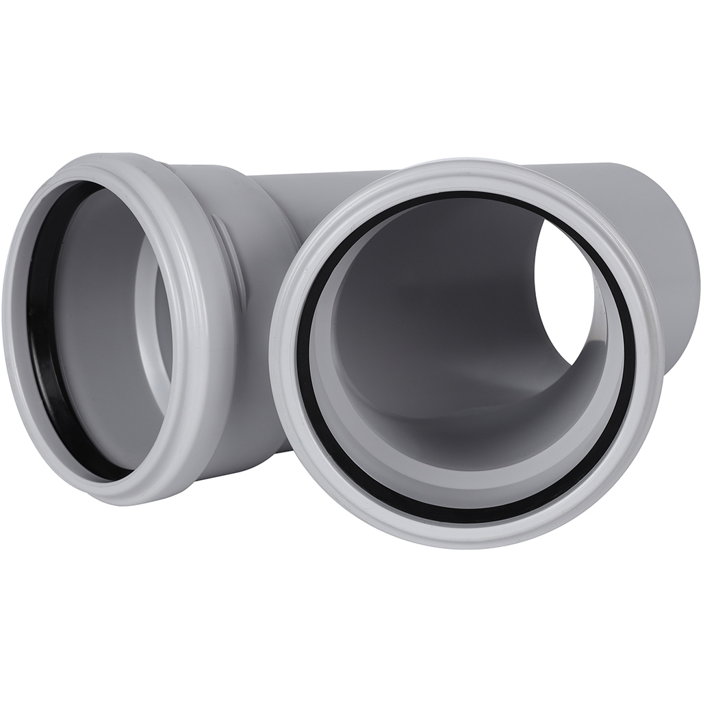 Тройник канализационный бесшумный STOUT D110x110/ 45°, SKB-0015-111145