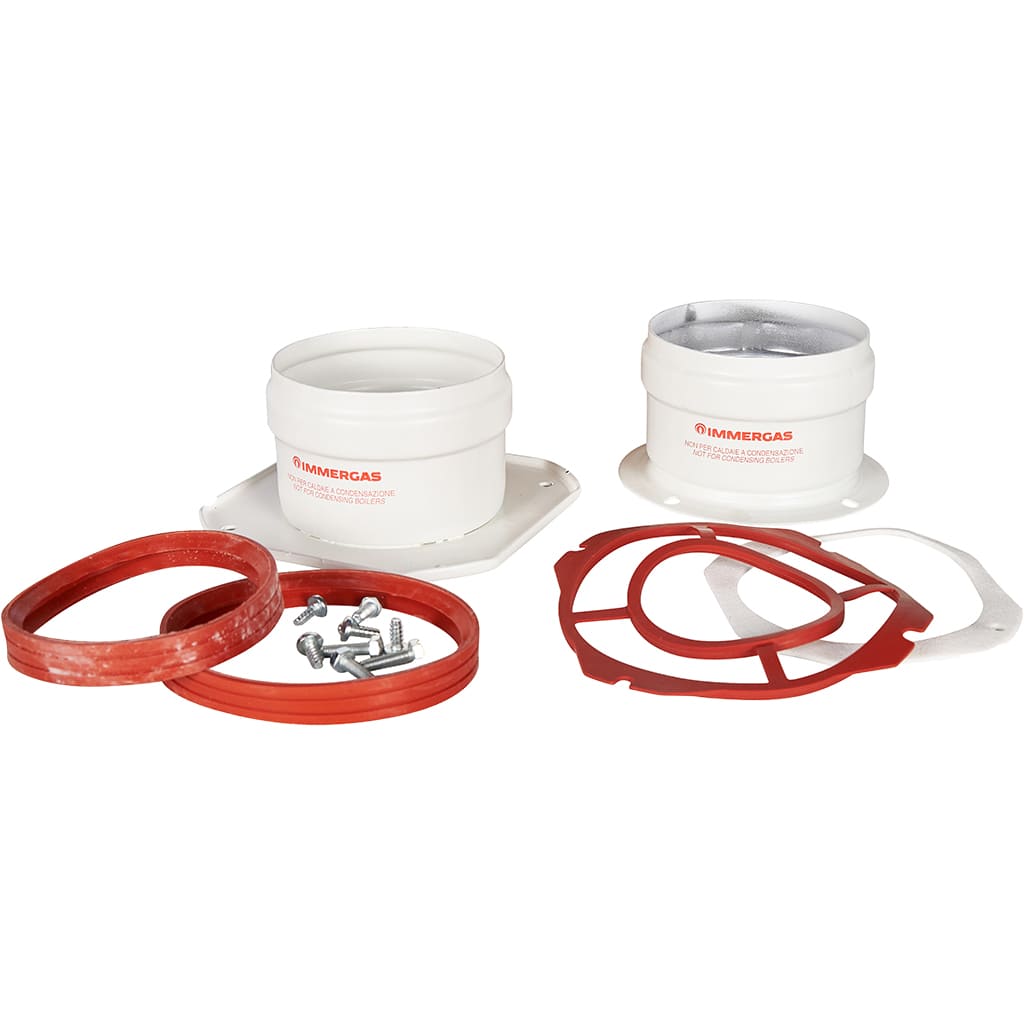 Комплект патрубков Immergas с фланцем для подключения к котлу Д 80 мм, 3.011570