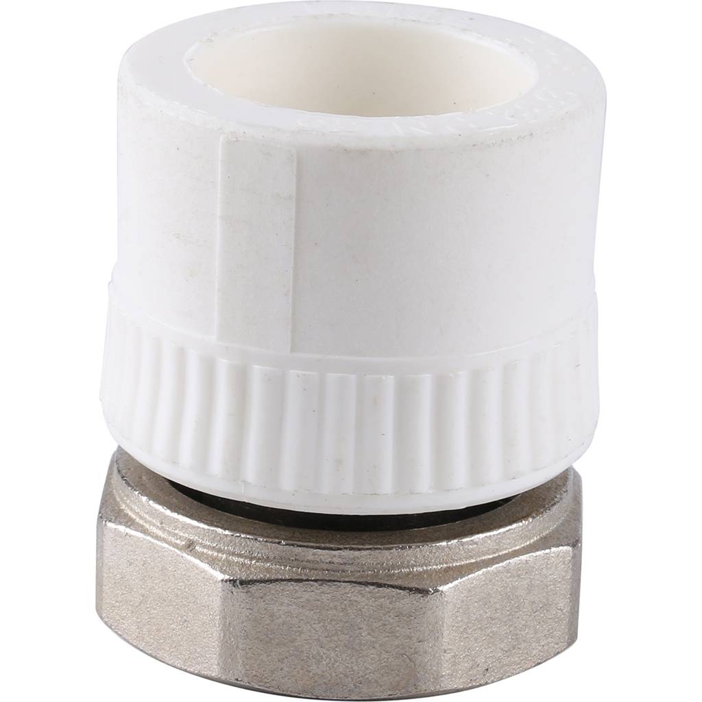 Муфта комбинированная Kalde с накидной гайкой 32х1 1/4 для полипропиленовых труб под сварку, 3222-tun-321a00