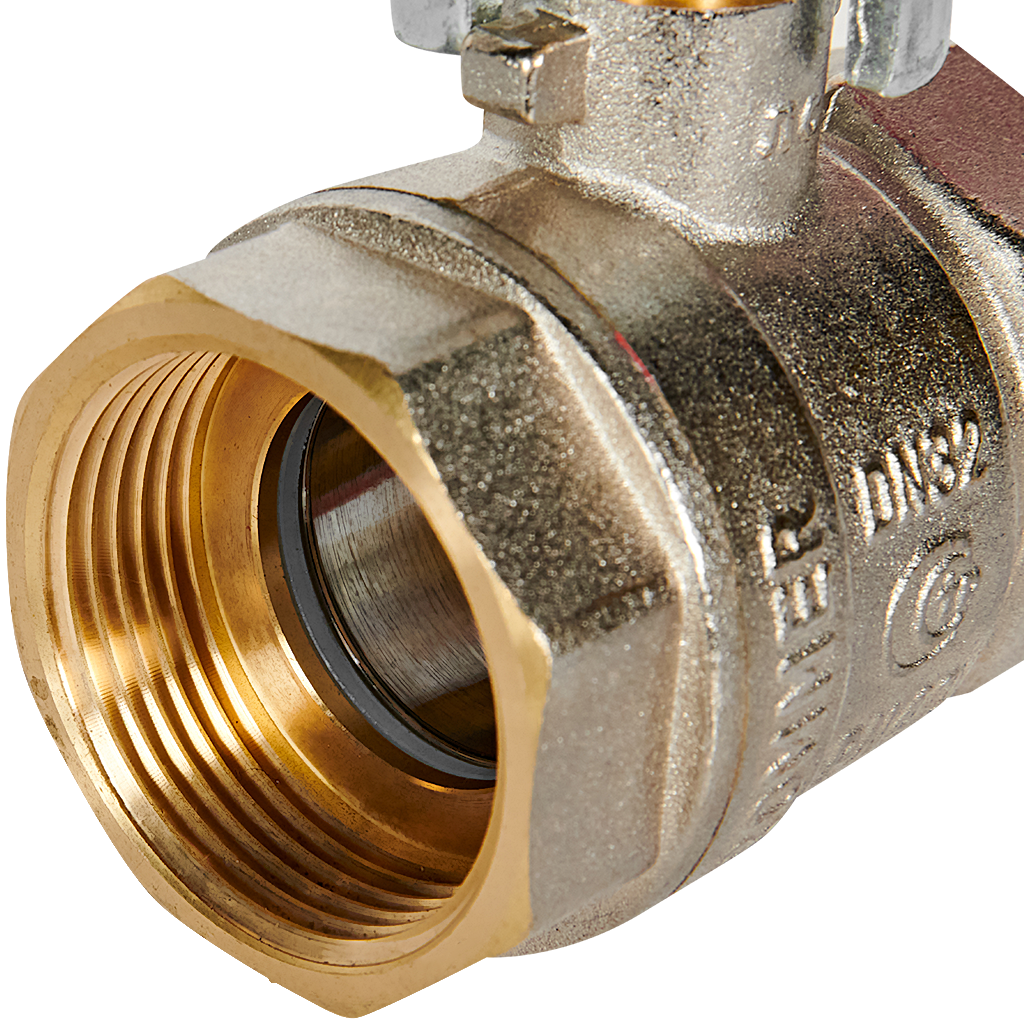 Кран шаровой ROMMER ВР/ВР, ручка рычаг 1 1/4