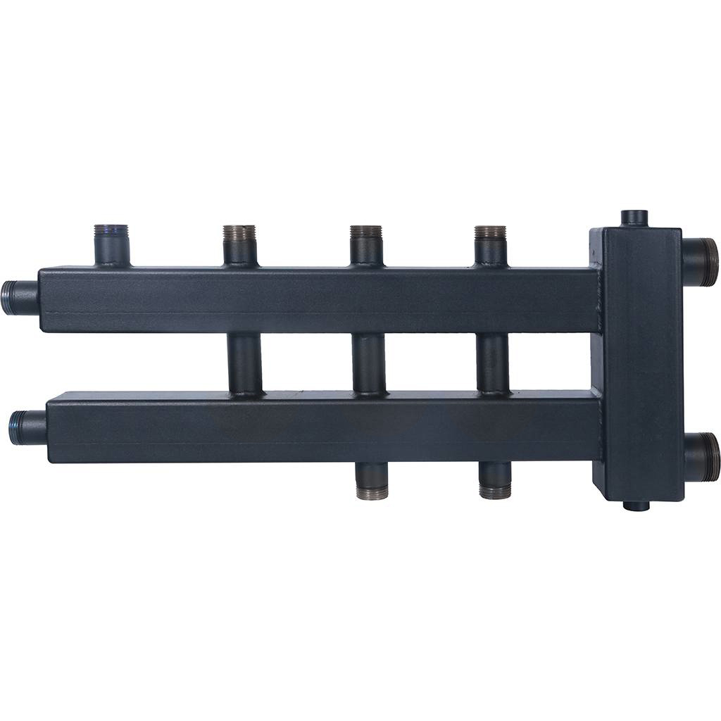 Коллектор (дублер компакт) ROMMER с гидроразделителем на 2+1+1 контура RDG-0018-024024