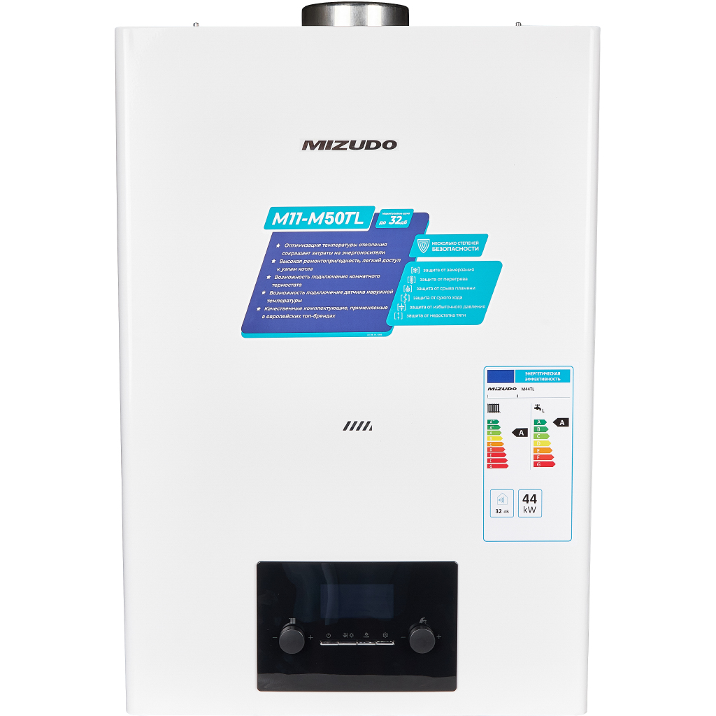 Mizudo CB.002.0350.0001 (БП-00001485) (MZGB4406TL) MIZUDO MAESTRO ONE M44ТL (44 кВт, одноконтурный/без трехходового клапана) OPT