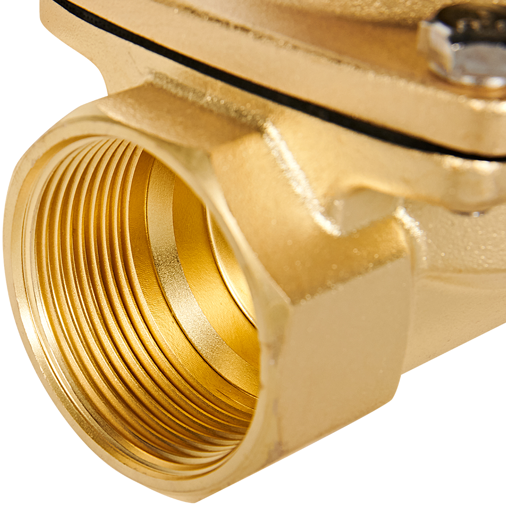 STOUT Клапан соленоидный (электромагнитный) прямого действия НЗ 24В G1 1/2 SSV-0010-024040