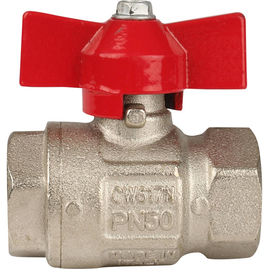 Шаровой кран Itap VIENNA 118 1/2 муфтовый стандартный проход (бабочка), 26676