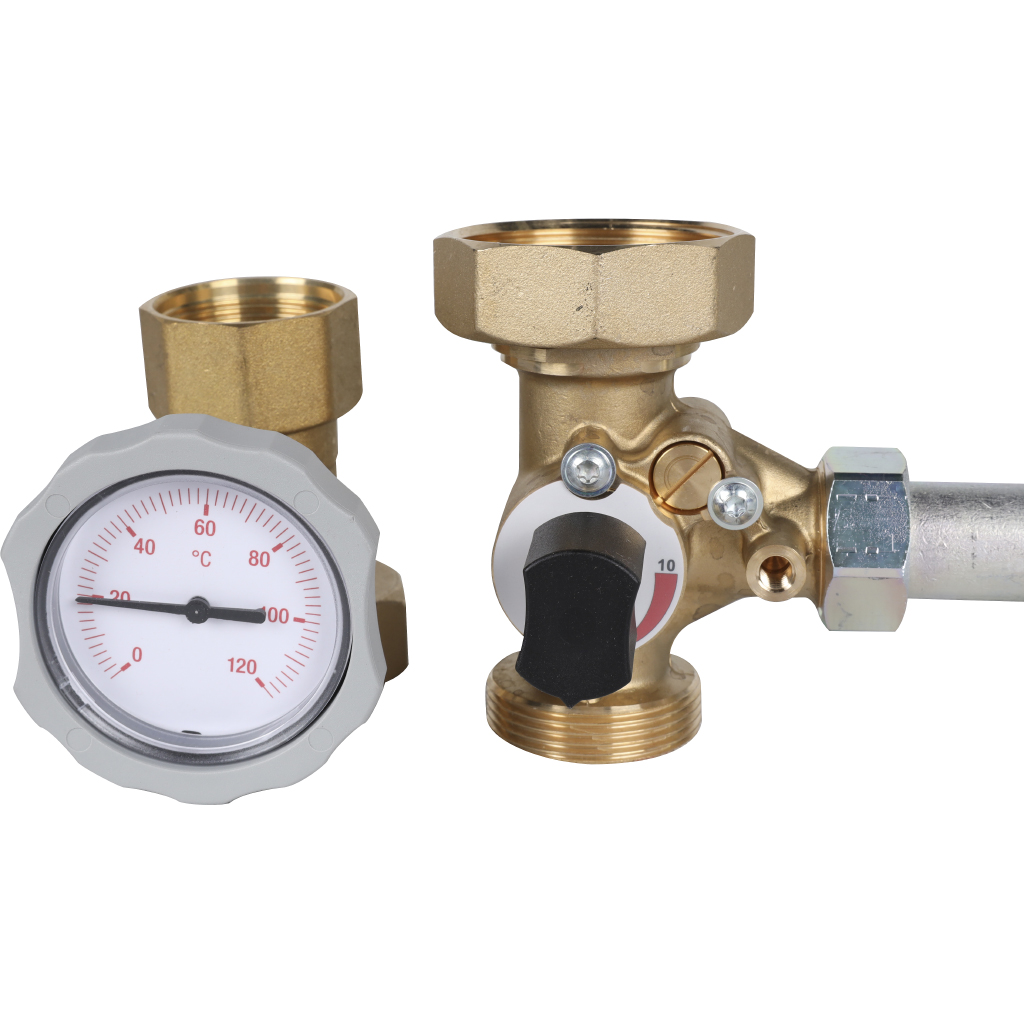 Насосная группа Meibes MK со смесителем 1 1/4 без насоса, подача слева, ML66832EARU