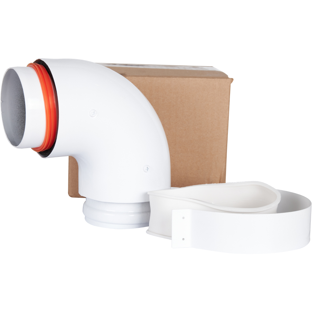 Отвод 90° утепленный традиционный ROMMER D80(п-м), RCA-0080-800090