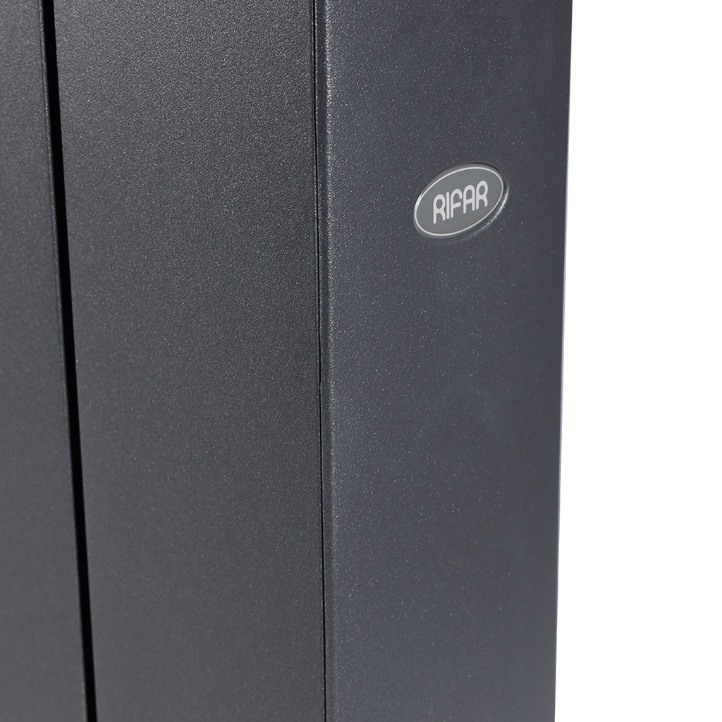 Радиатор биметаллический RIFAR SUPReMO 500 14 секции боковое подключение (ТИТАН), 4RS50-14-TI