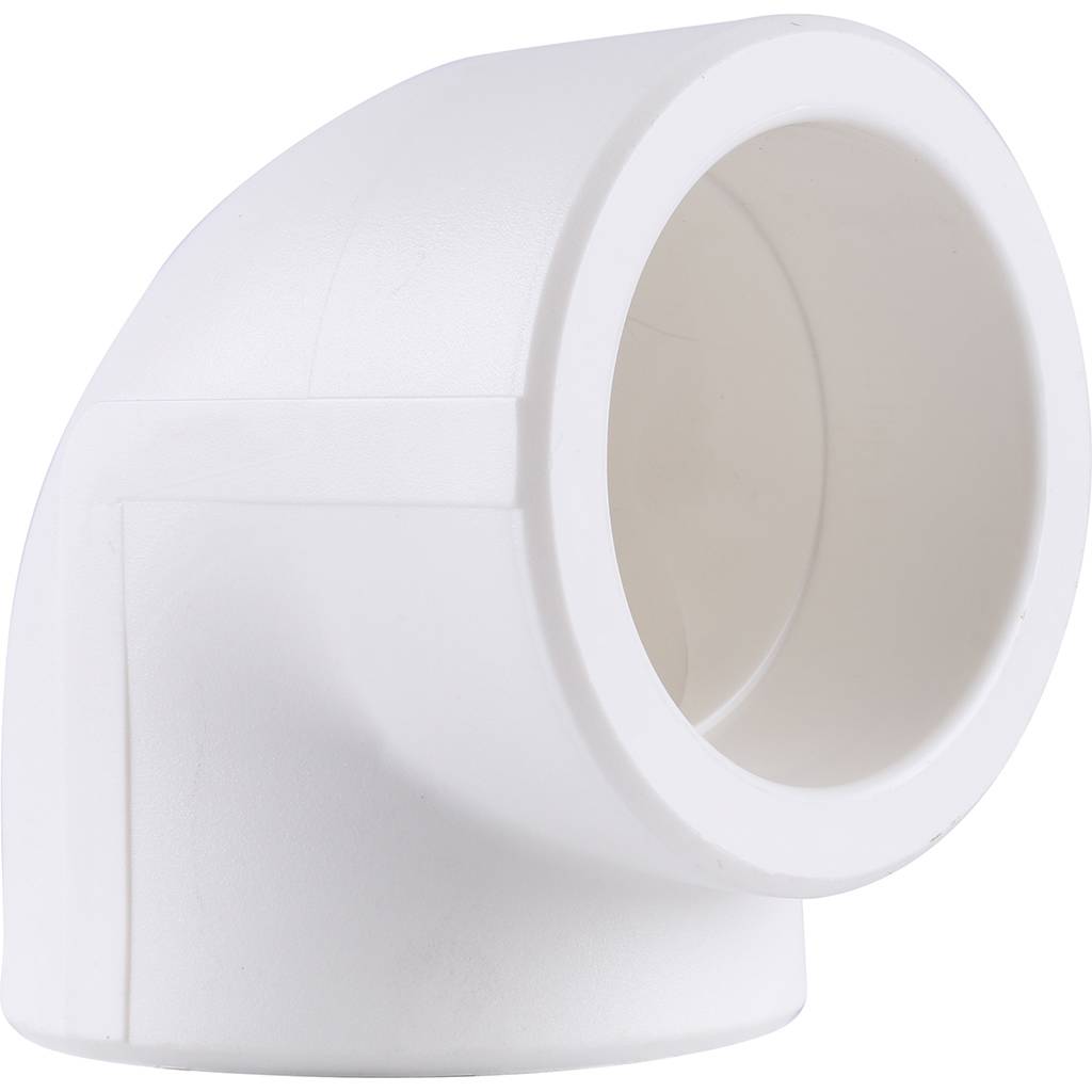 Угольник 90* Kalde d=75 для полипропиленовых труб под сварку (цвет белый), 3212-elb-750000