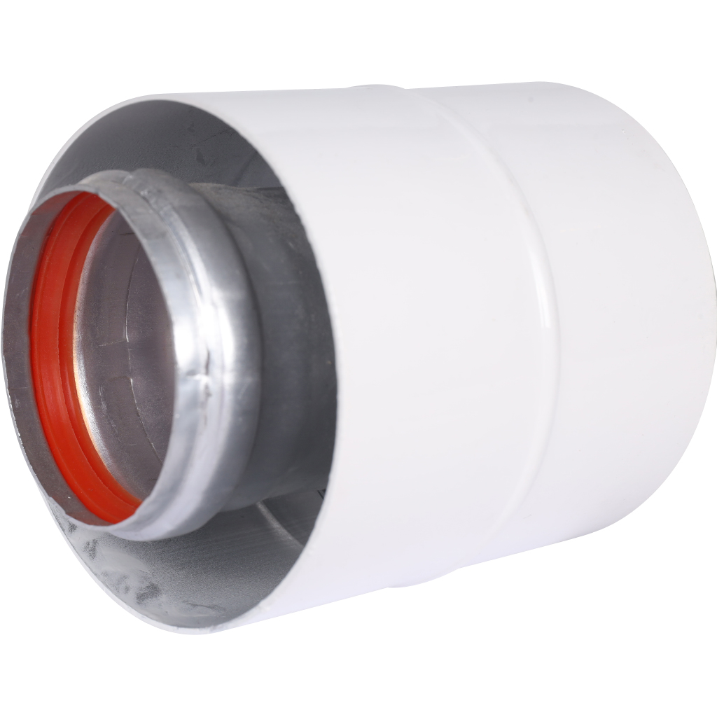 Начальный участок традиционный вертикальный коаксиальный ROMMER D60(м-м)/100(п-п) (Bosch, Buderus, Navien S/C/E, Baxi ECO Nova/Classic, Лемакс) в комп. фланец, RCA-6010-240100