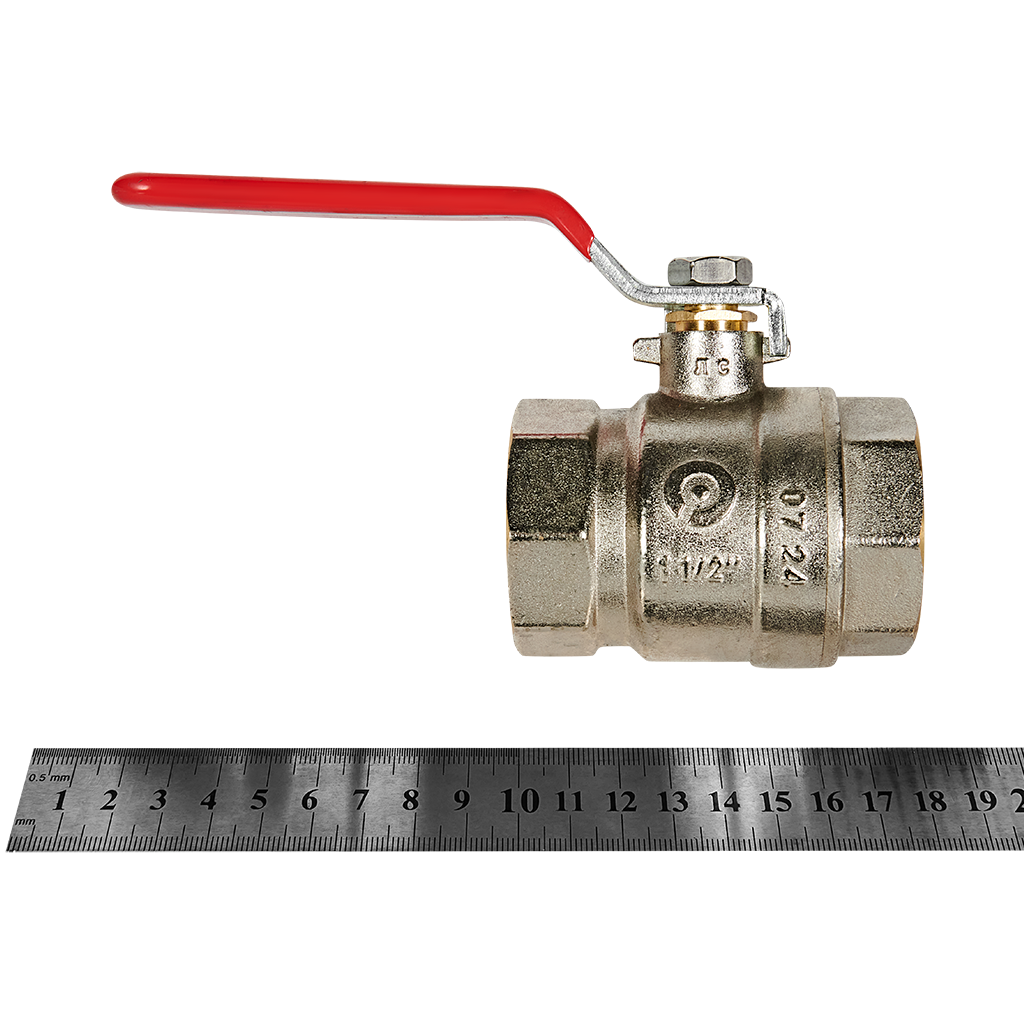 Кран шаровой ROMMER ВР/ВР, ручка рычаг 1 1/2