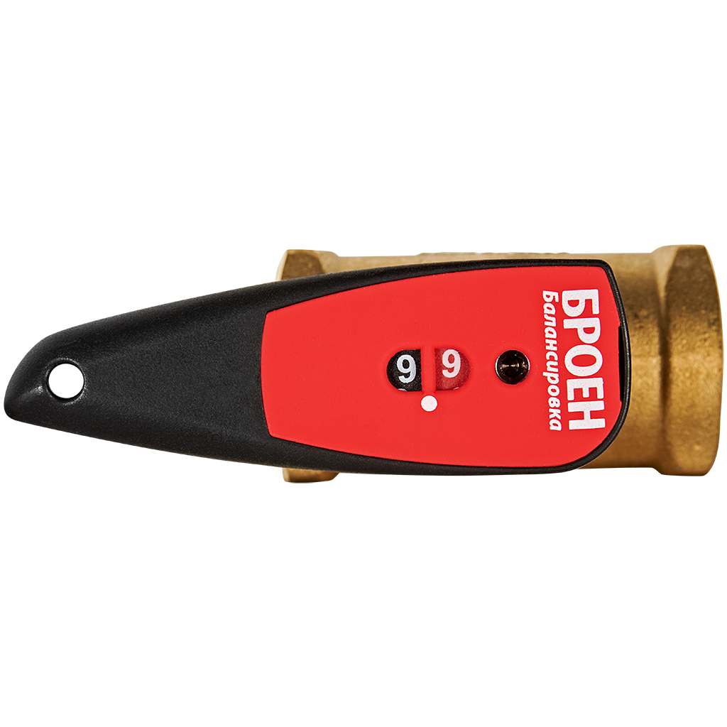 Клапан балансировочный БРОЕН Venturi DRV DN 025 PN 25 ручной стандартной пропускной способности резьбовой, 46933