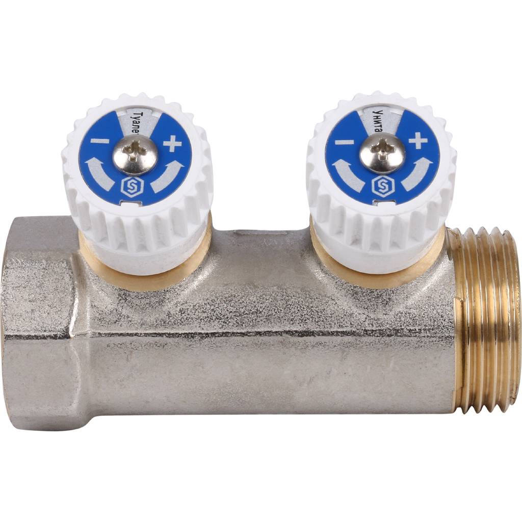 Коллектор распределительный STOUT 1 , 2 отвода 1/2