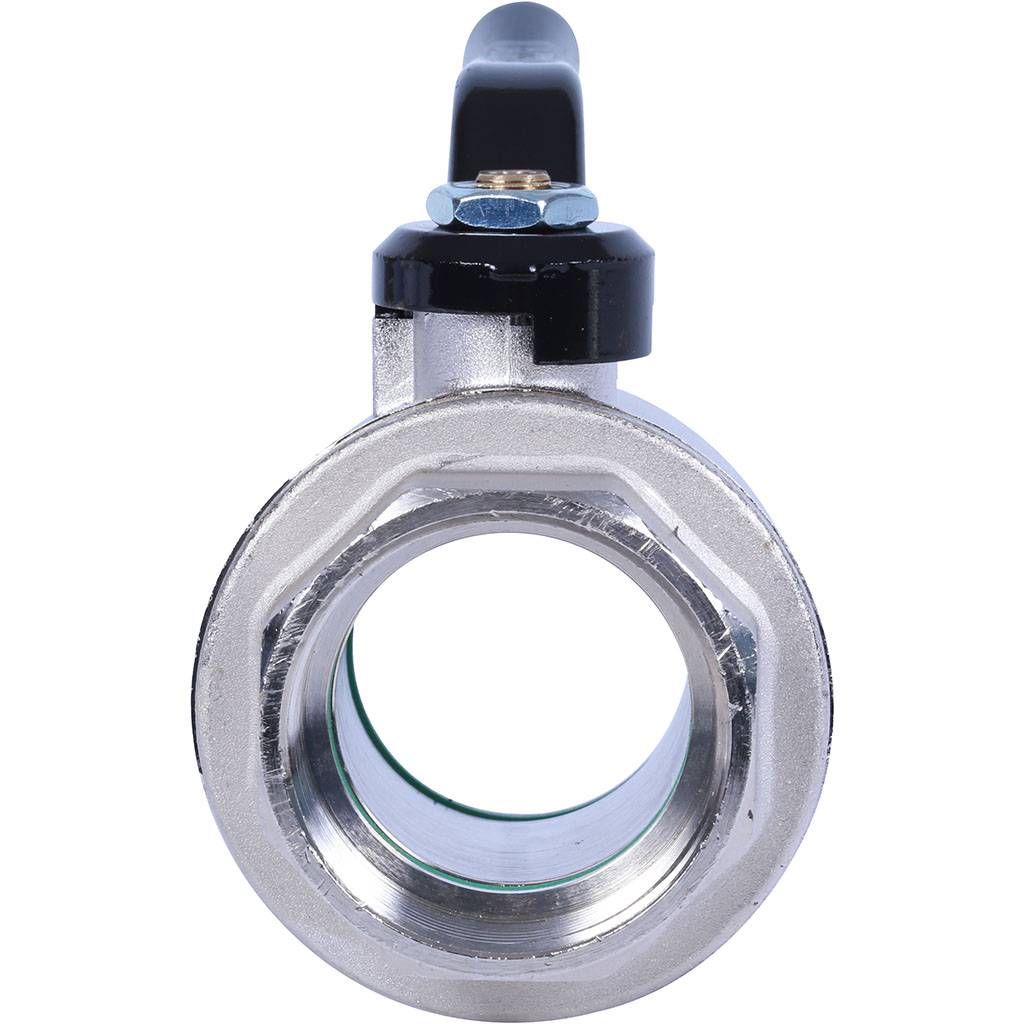 Кран шаровой BUGATTI Oregon (ручка-рычаг алюминий) внут-внут резьба 2, 03000193