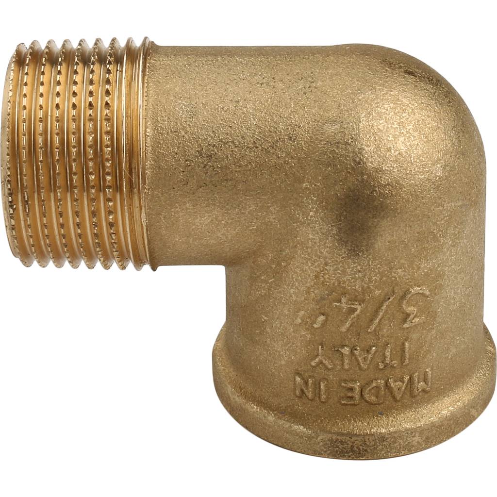 Угольник TIEMME НВ 3/4х3/4 для стальных труб резьбовой, 1500006