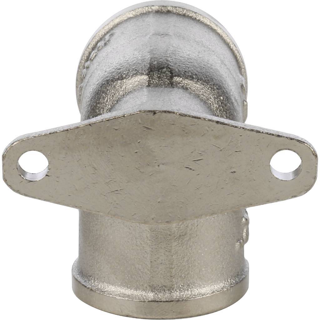 Угольник STOUT с креплением ВР никелированный 1/2, SFT-0039-000012