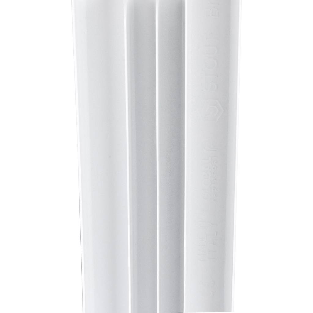 Радиатор алюминиевый STOUT Bravo 500 5 секций боковое подключение RAL9010, SRA-0110-050005