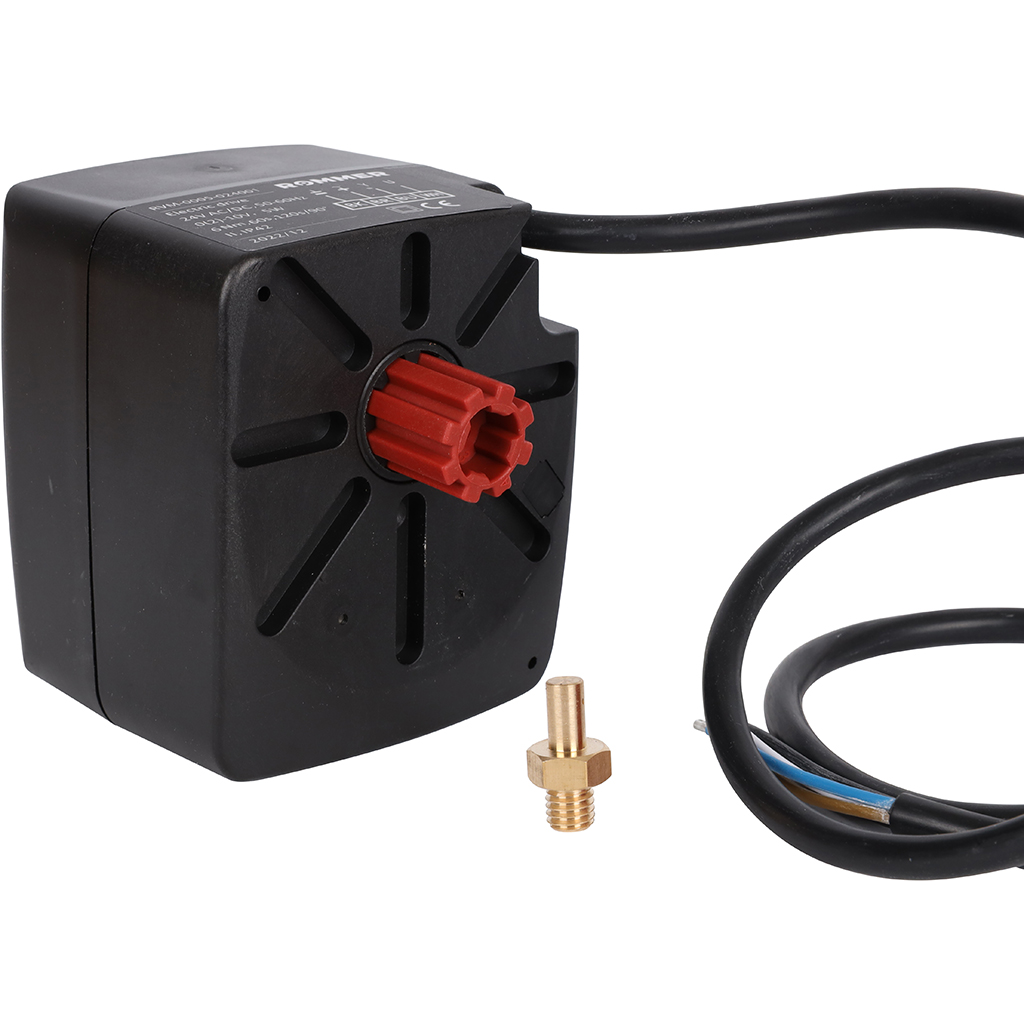 Сервопривод ROMMER 24V c регулировкой по сигналу 0-10V, 60s, 120s/90°, RVM-0005-024001