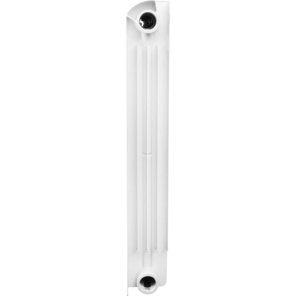 Радиатор биметаллический Global STYLE EXTRA 500 10 секций боковое подключение (белый RAL 9010), STE05001010