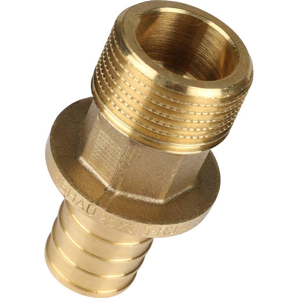 Переходник РЕХАУ RAUTITAN с наружной резьбой 25-R 3/4 RX+ для труб из сшитого полиэтилена, 14563181001