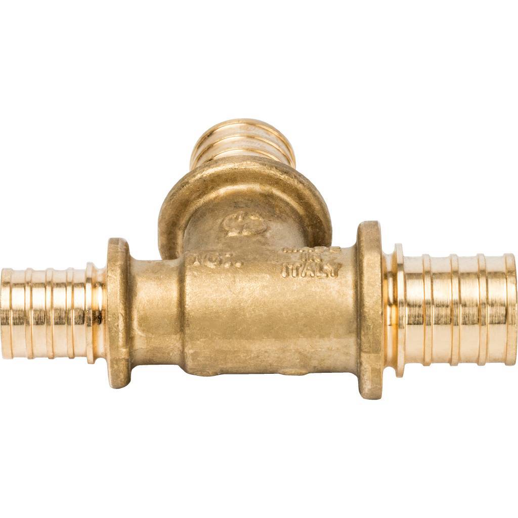 Тройник переходной STOUT 20x20x16 для труб из сшитого полиэтилена аксиальный, SFA-0014-202016