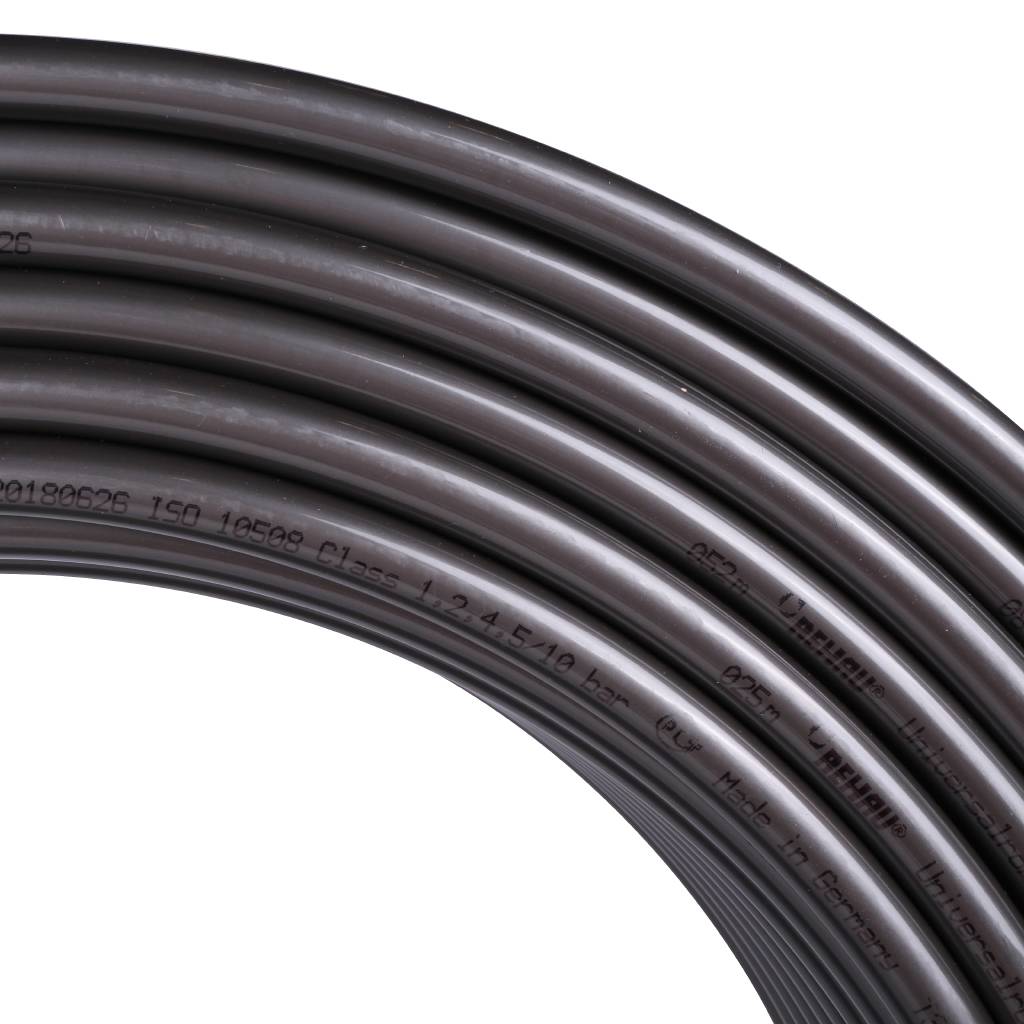 Труба универсальная РЕХАУ RAUTITAN stabil PLATINUM 16,2х2,6 мм, бухта 100 м из сшитого полиэтилена, 11234021100