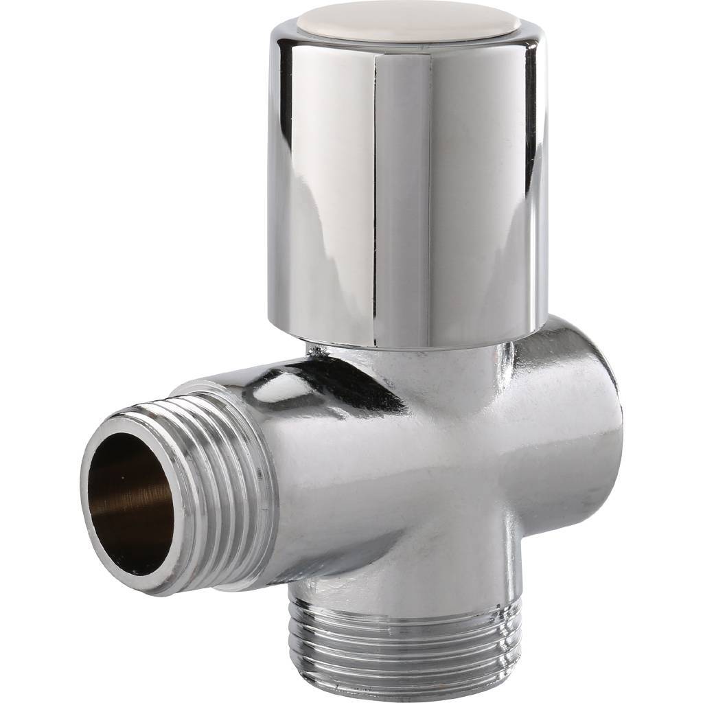 Кран шаровой угловой Itap 255 1/2х3/4х1/2 для стиральных машин трехходовой, 40428