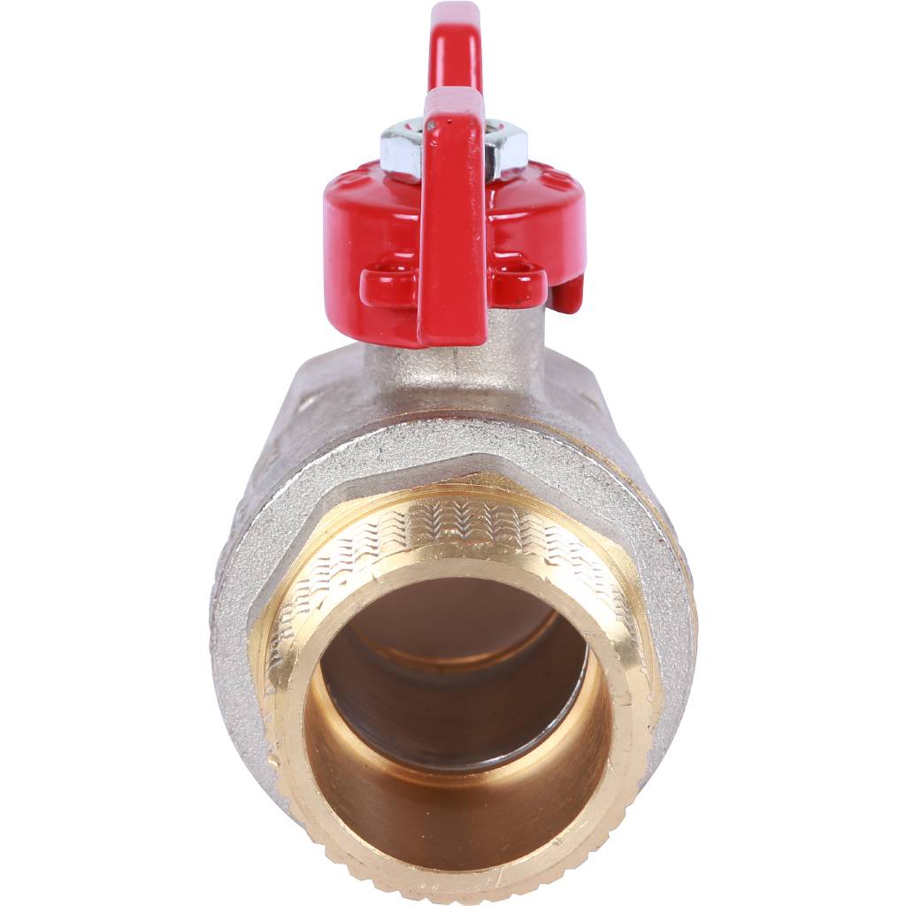 Кран шаровой ROMMER 1 ВН/НР, ручка бабочка, RBV-0004-0210225