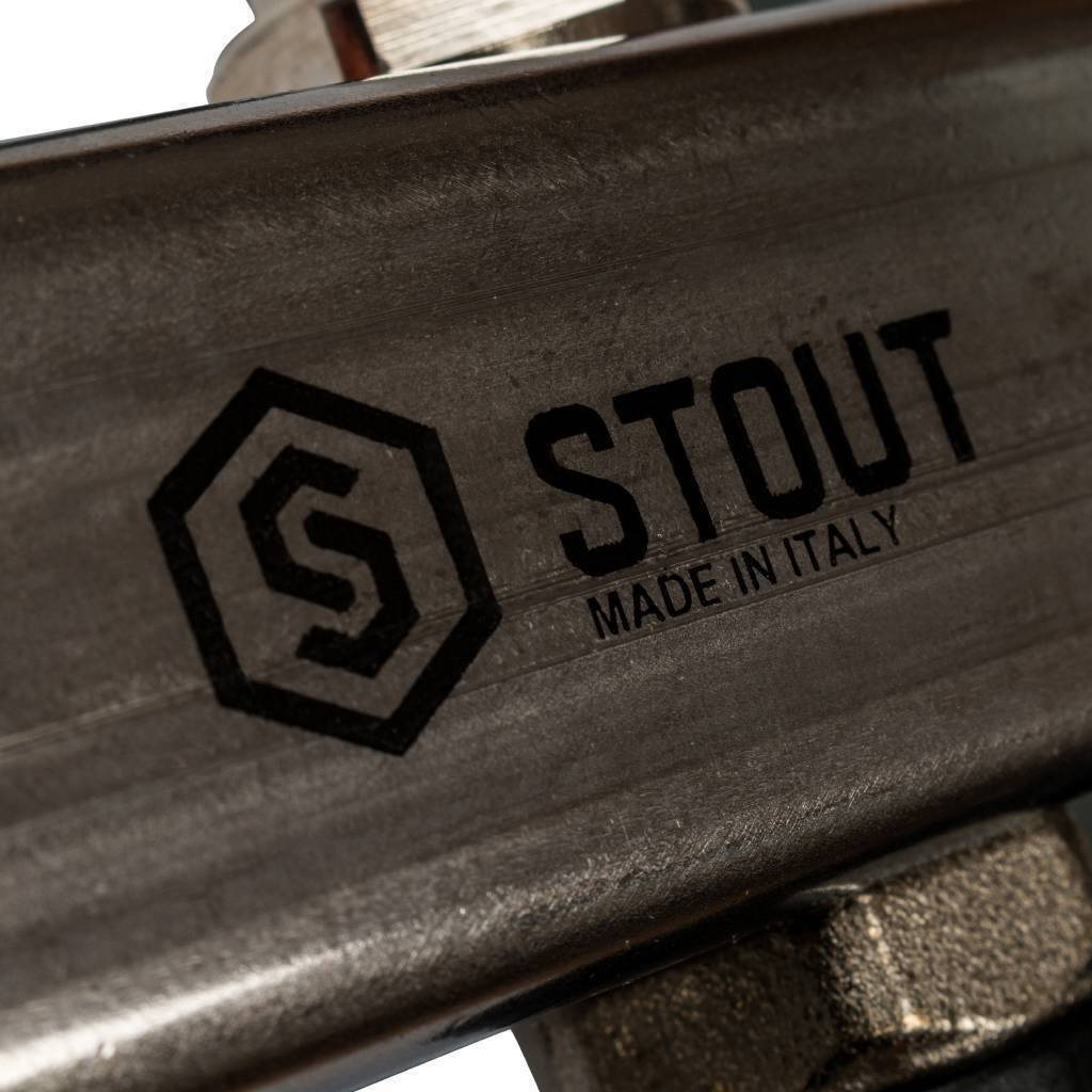 Коллектор из нержавеющей стали без расходомеров, с клапаном вып. воздуха и сливом STOUT 11 выходов, SMS-0932-000011