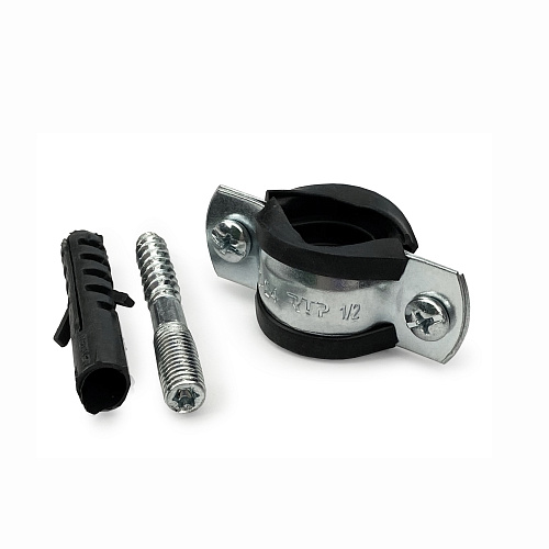 Хомут в комплекте (М8) металлический 1 1/4 (40-45), RTP