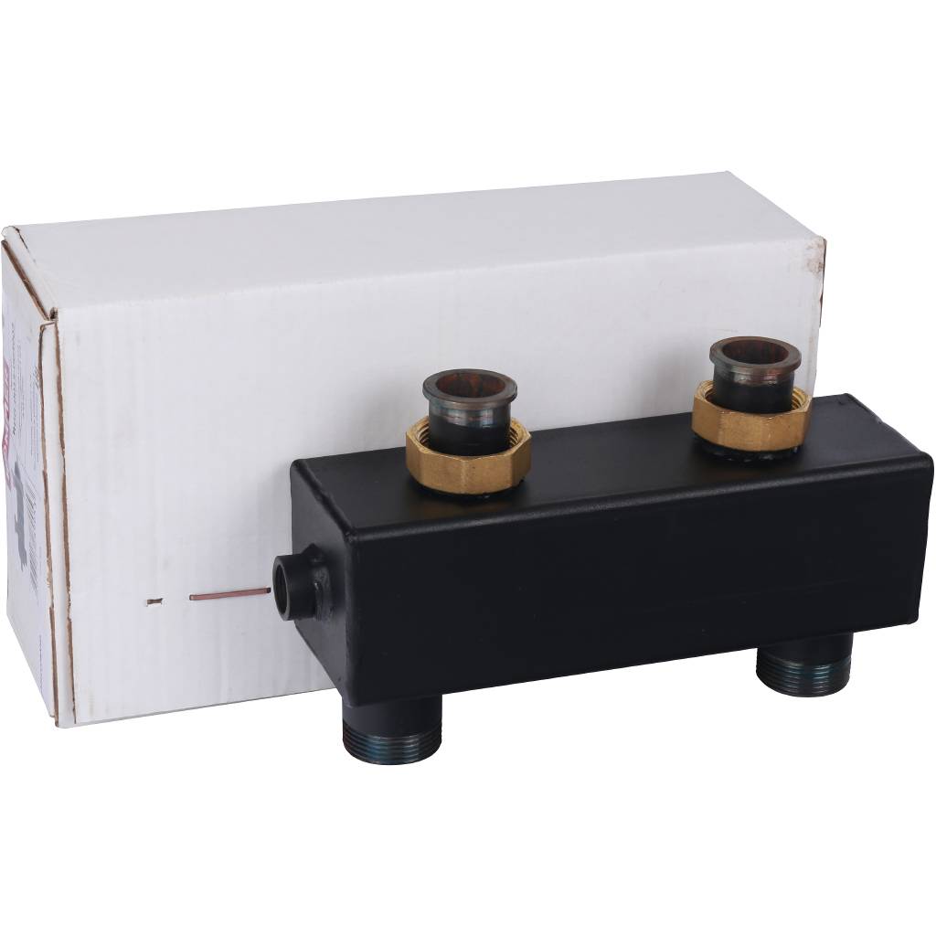 Гидравлическая стрелка с накидными гайками ROMMER RDG-0015 1 1/4, 4,53 м3/час RDG-0015-004002