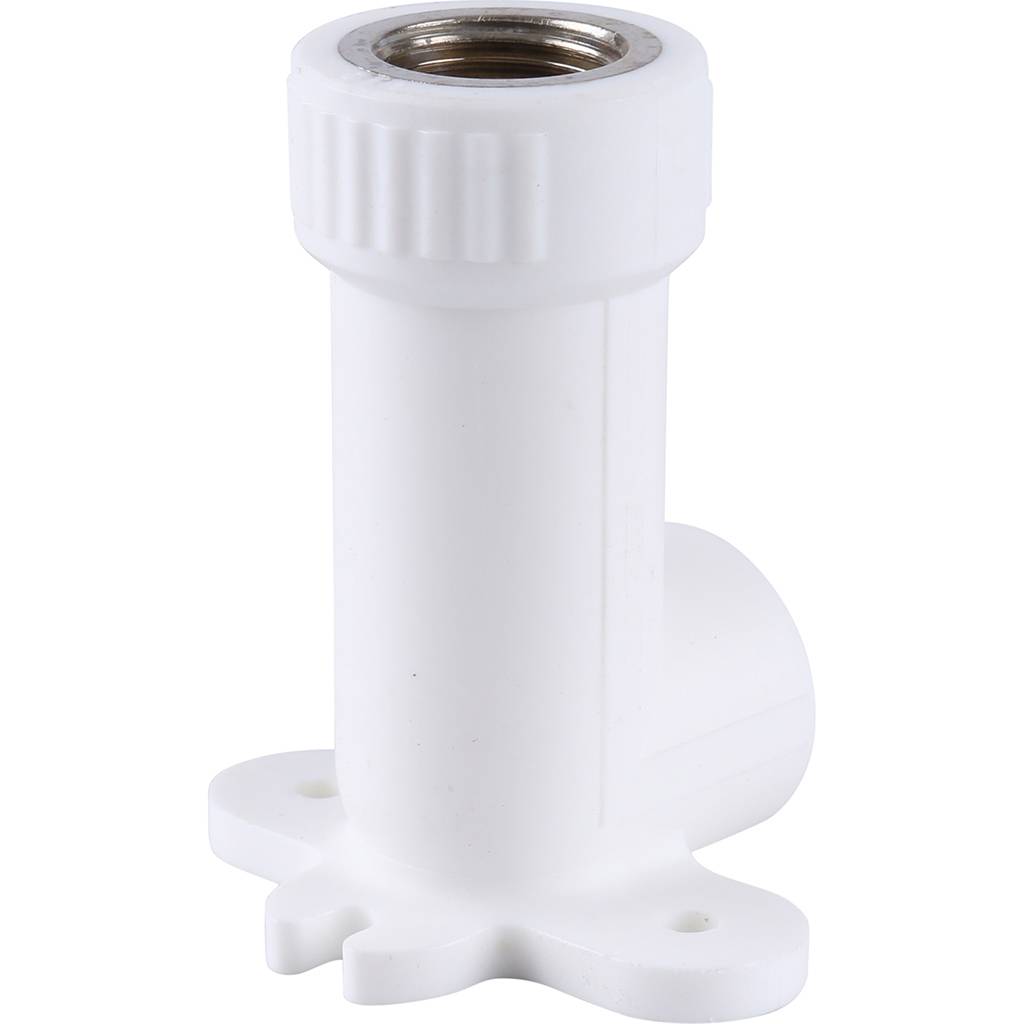 Угольник Kalde удлиненный с креплением для труб (внутр. резьба, 20x1/2 ), 3222-btl-200b00