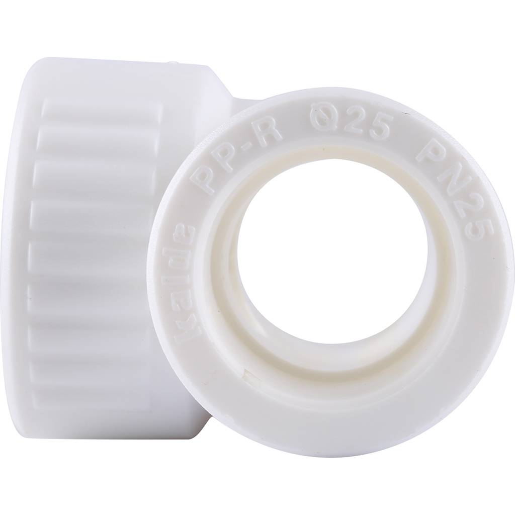 Тройник Kalde с внутренней резьбой 25х3/4 для полипропиленовых труб под сварку (цвет белый), 3222-tfo-250c25