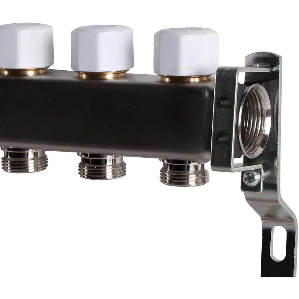 Коллектор из нержавеющей стали с расходомерами ROMMER 11 выходов, RMS-1200-000011