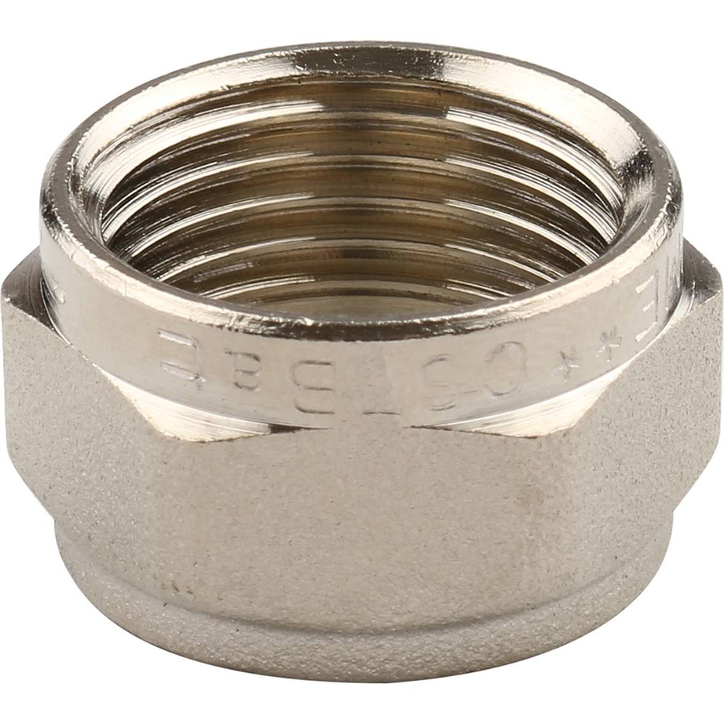 Тройник TIEMME с наружной резьбой (16х2.0х1/2) для металлопластиковых труб винтовой, 1600038