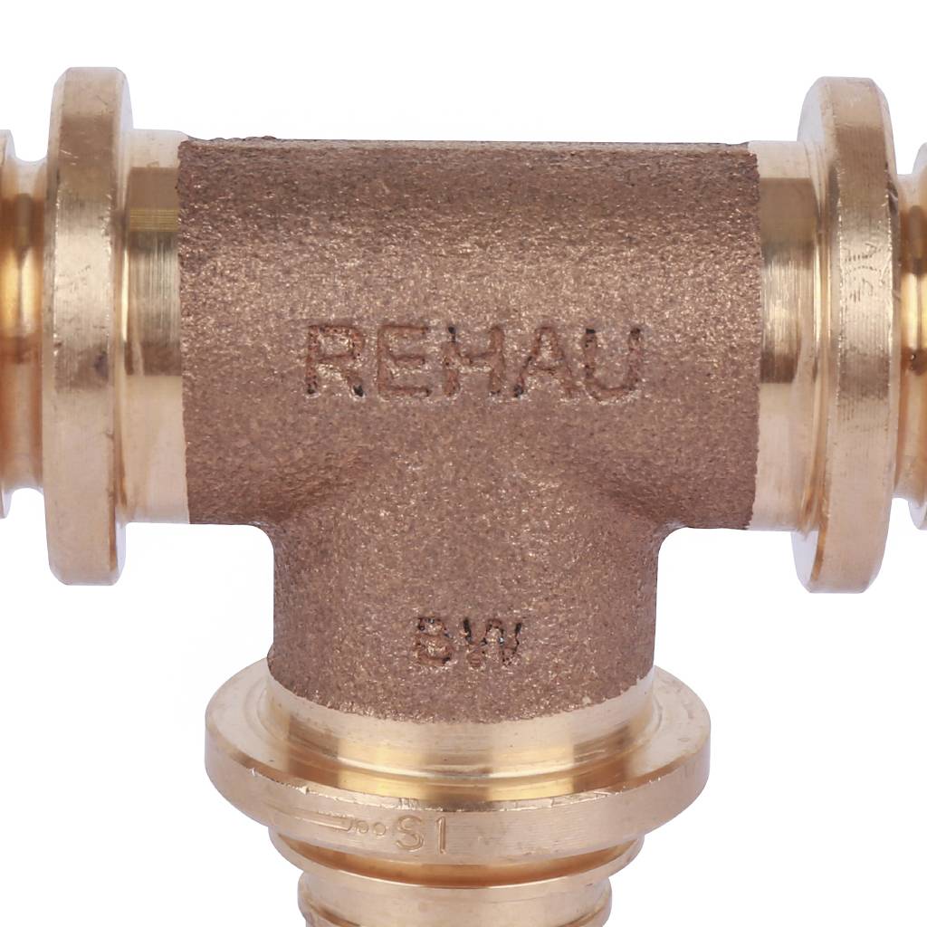 *13777261001 РЕХАУ RAUTITAN PLATINUM Тройник равнопроходный 20-20-20 RX для труб из сшитого полиэтилена аксиальный