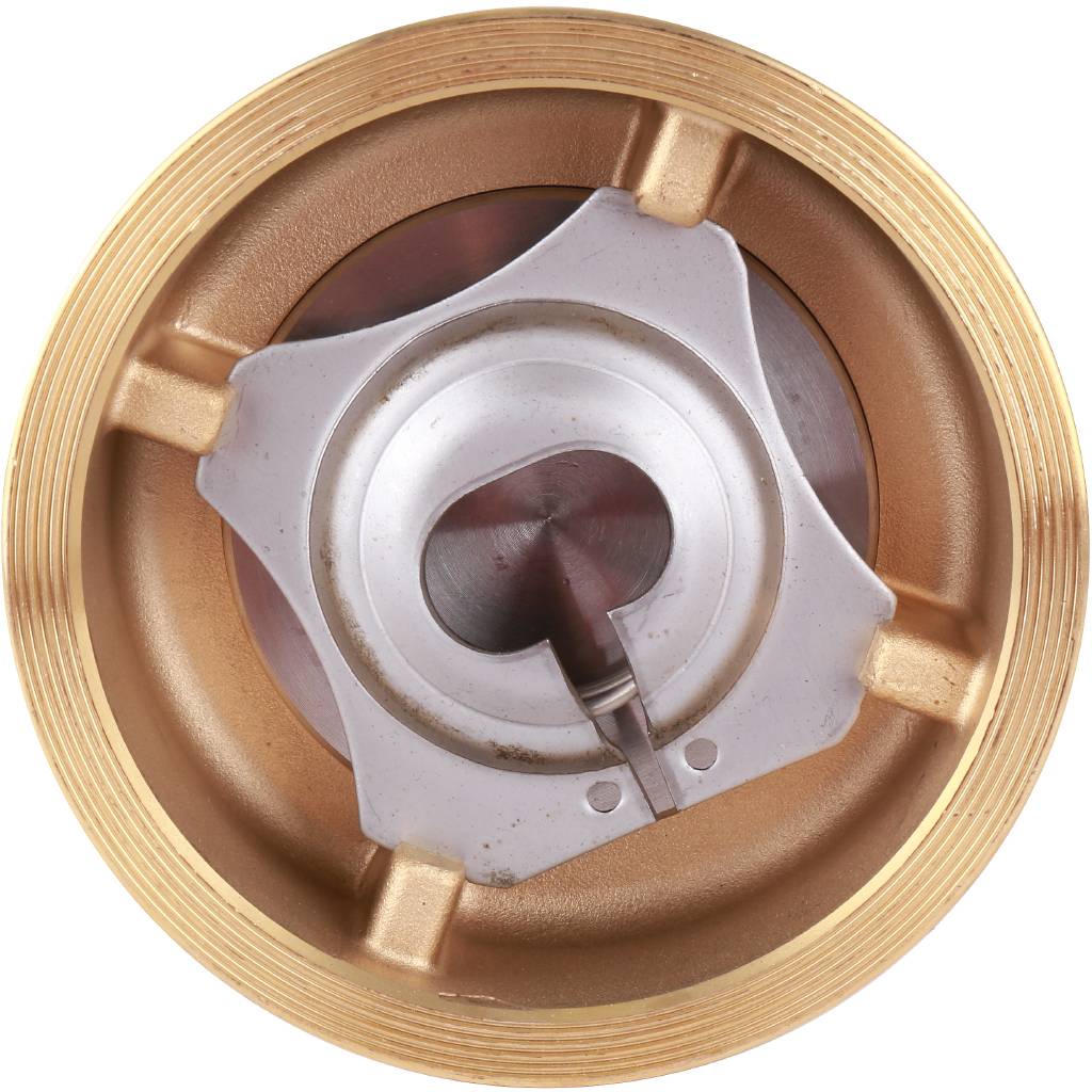 Клапан обратный осевой Tecofi Ду80 Ру16 межфланцевый из латуни, CA7441-0080