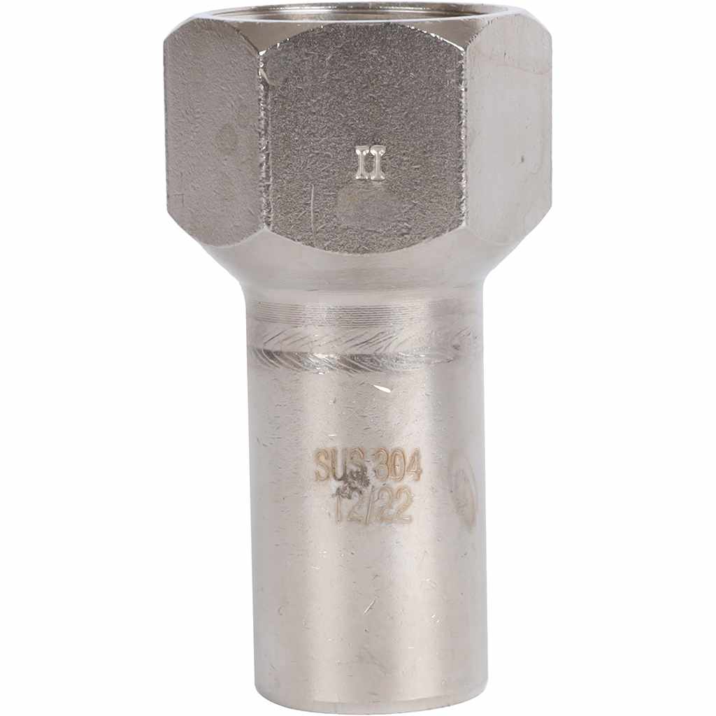 Вставка ROMMER переходная НПр-ВР, 22х3/4, из нержавеющей стали прессовой, RSS-1023-002234