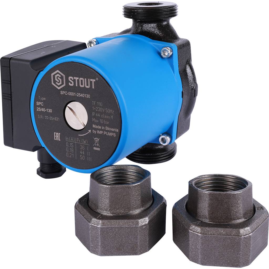 Насос циркуляционный STOUT 25/40-130, SPC-0001-2540130