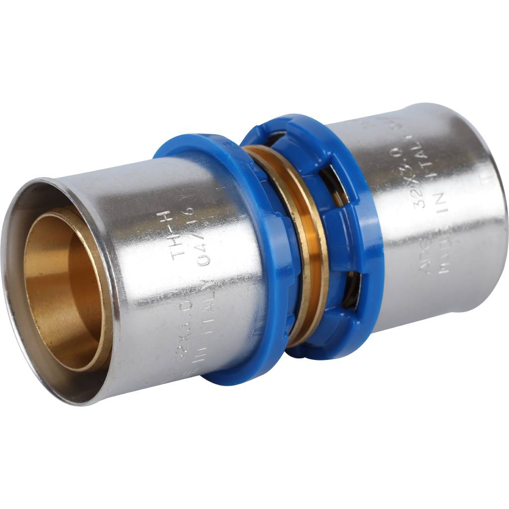 Муфта APE соединительная равнопроходная 32х32 для металлопластиковых труб прессовой, ARL1200440