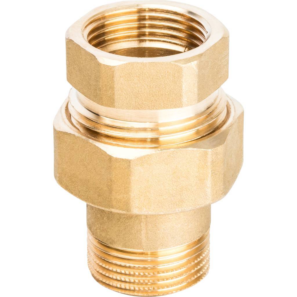 Разъемное соединение STOUT американка ВН 3/4 уплотнение под гайкой по плоскости, SFT-0044-000034